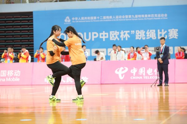 大盘配资 “绳”采飞扬！残特奥会跳绳第三日决出18枚奖牌